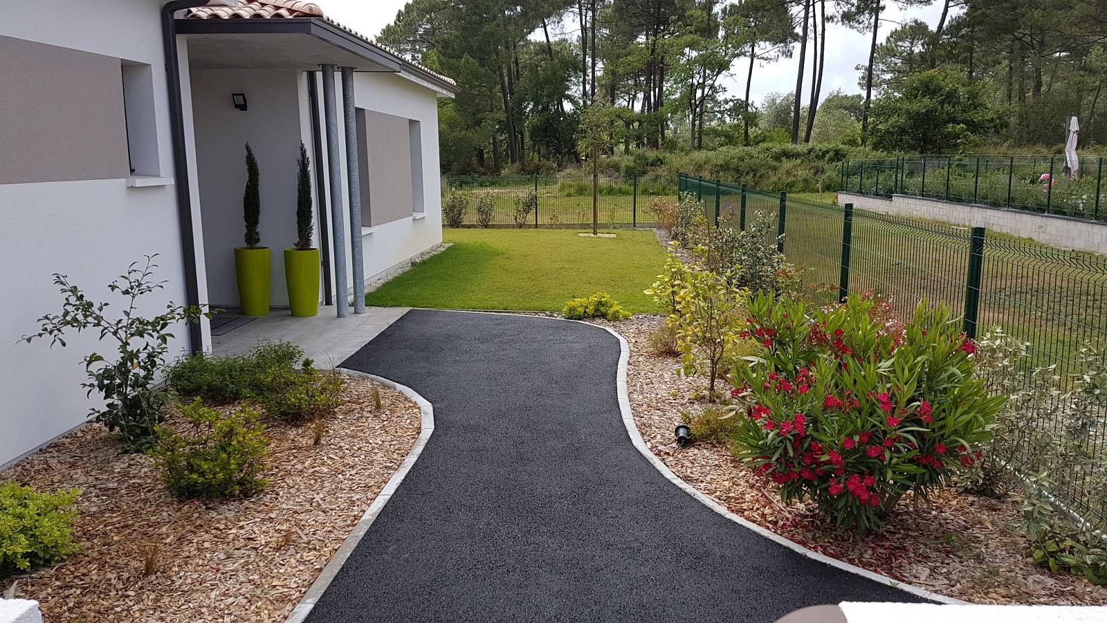 Aménagement paysager à Hourtin dans le Médoc