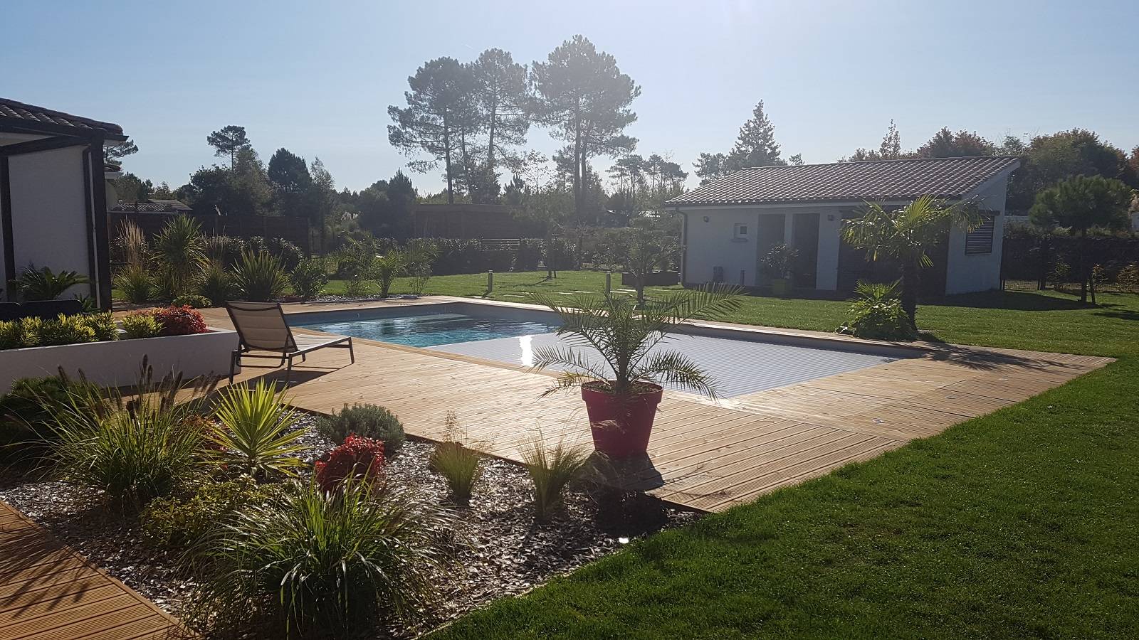 Aménagement paysager à Hourtin dans le Médoc