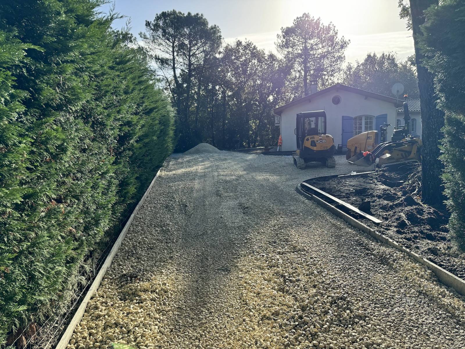 aire de stationnement stabilisé à carcans 