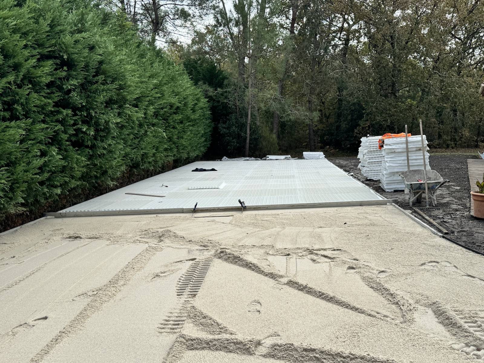 aire de stationnement stabilisé à carcans 