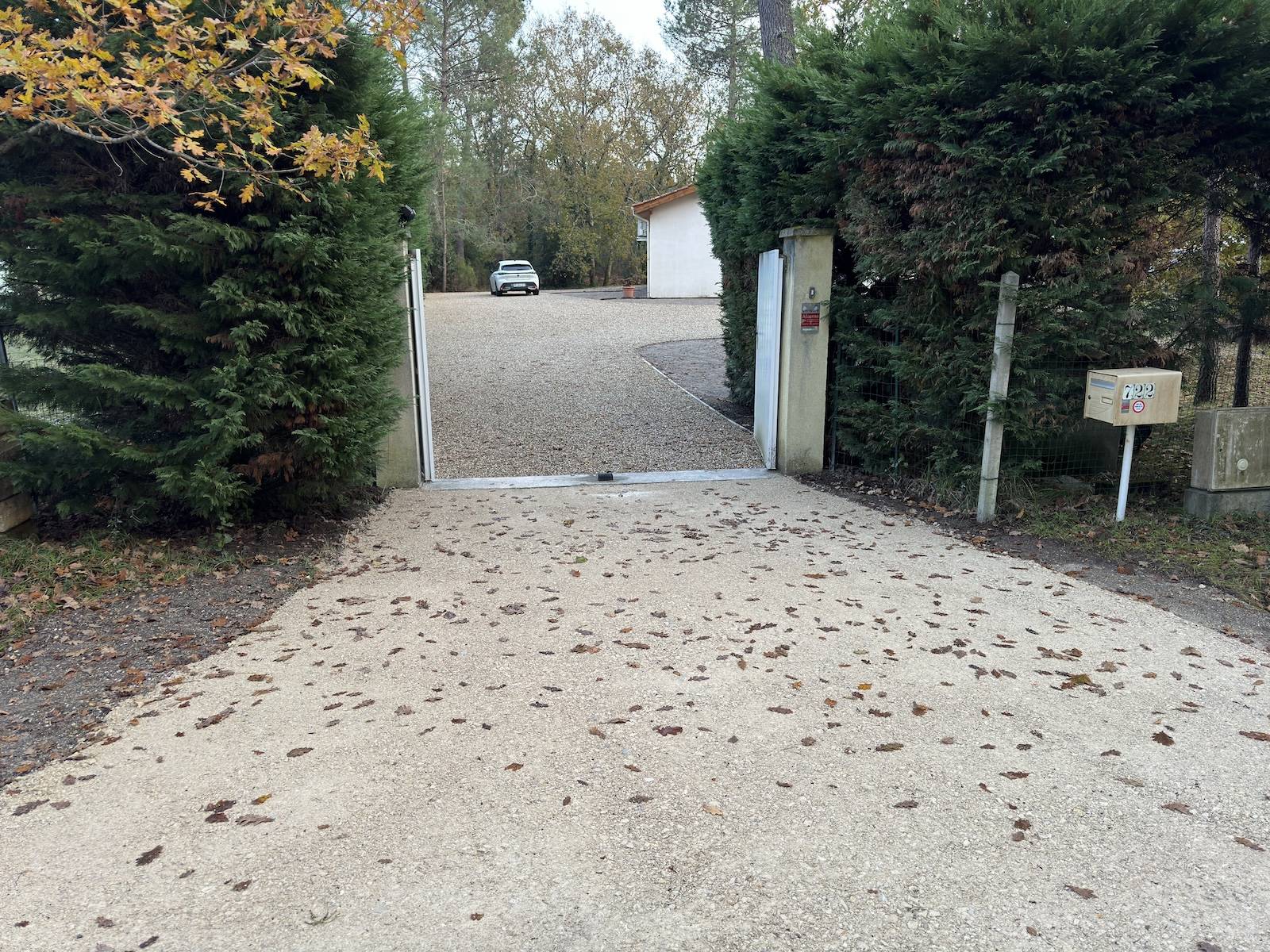 aire de stationnement stabilisé à carcans 
