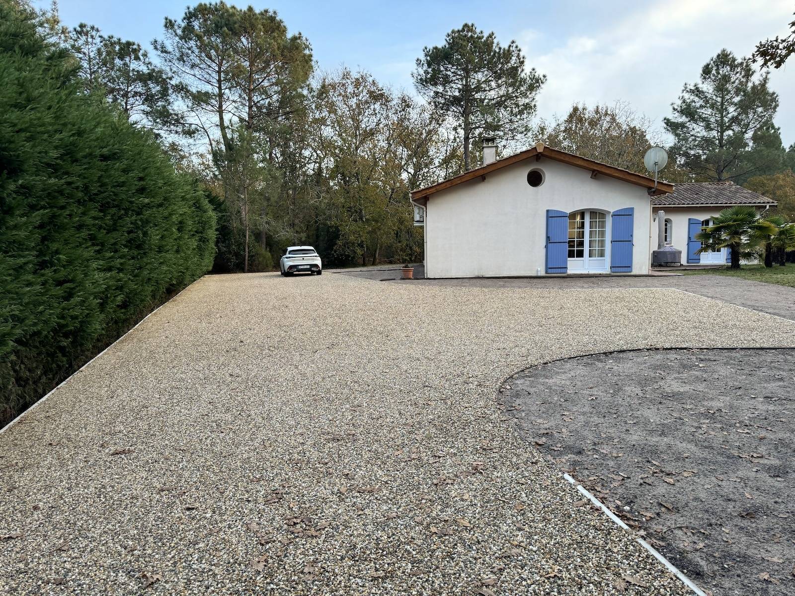 aire de stationnement stabilisé à carcans 
