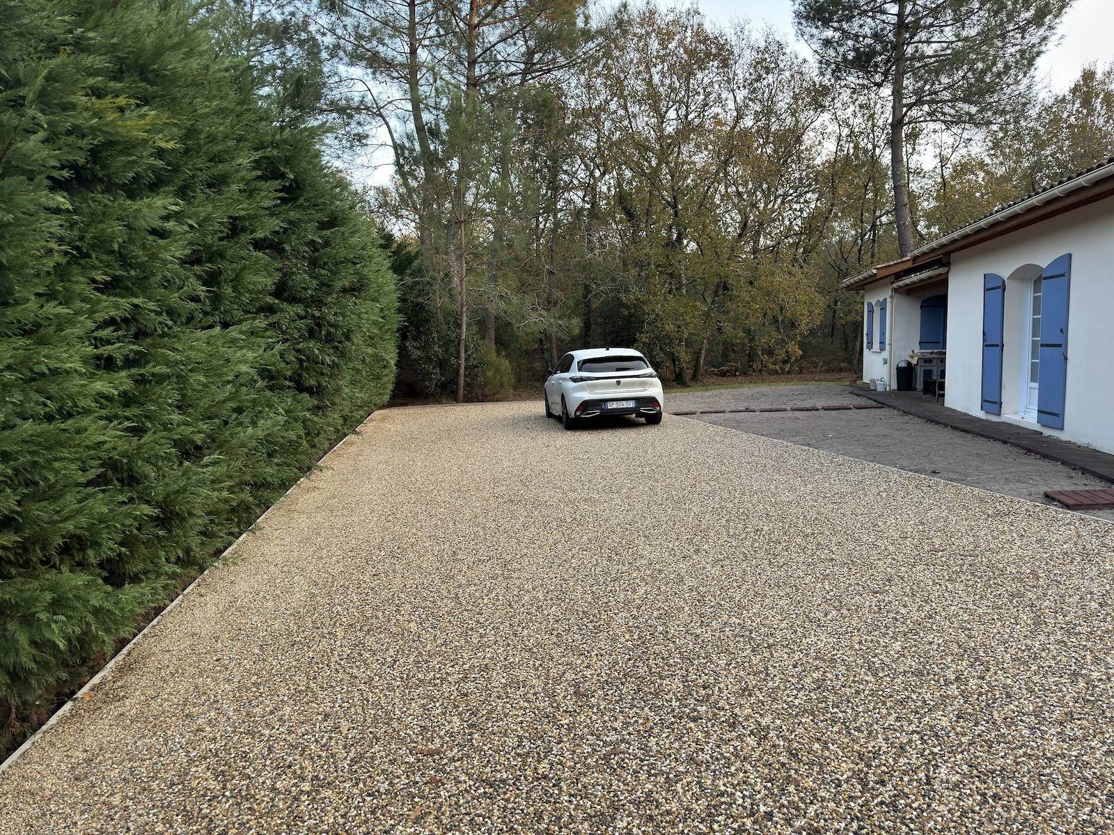 aire de stationnement stabilisé à carcans 