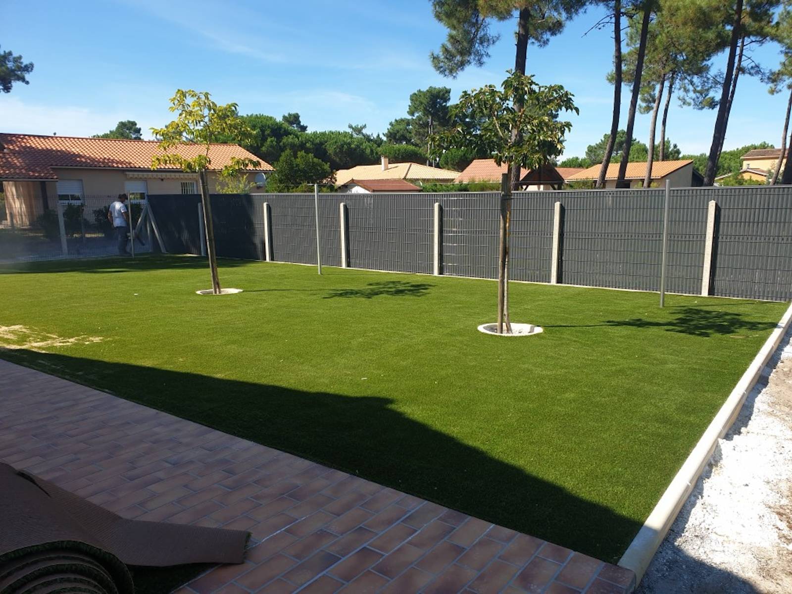 Mise en place d’un gazon synthétique King Park à Vendays-Montalivet !