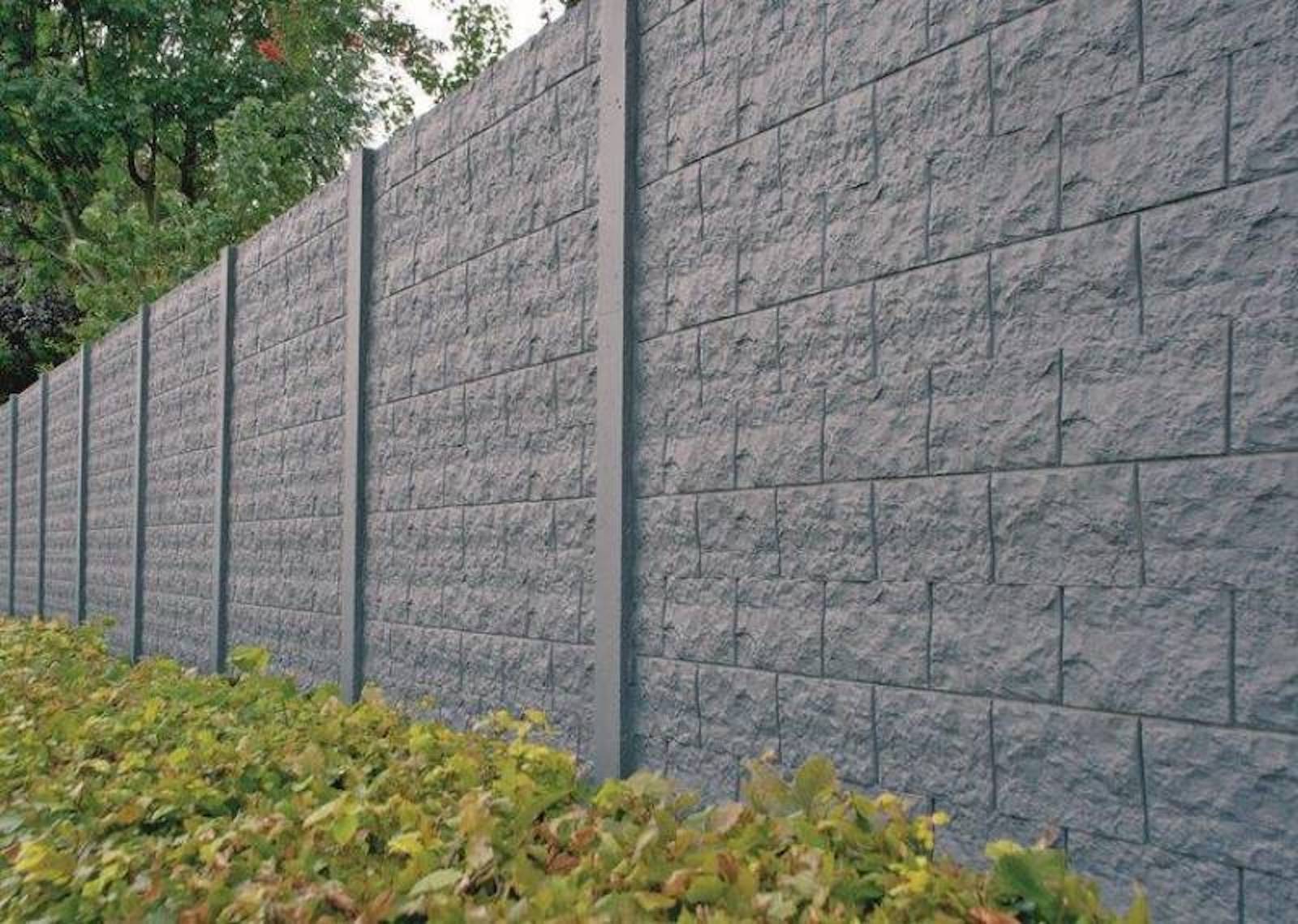 Clôture dalle décorative