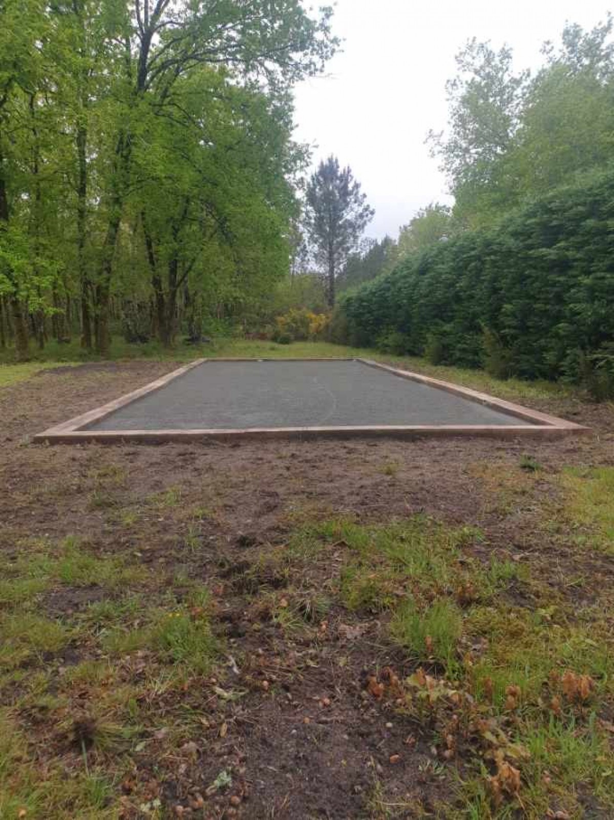 APRES Création d'un boulodrome chez un particulier à Carcans : une initiative conviviale et sportive