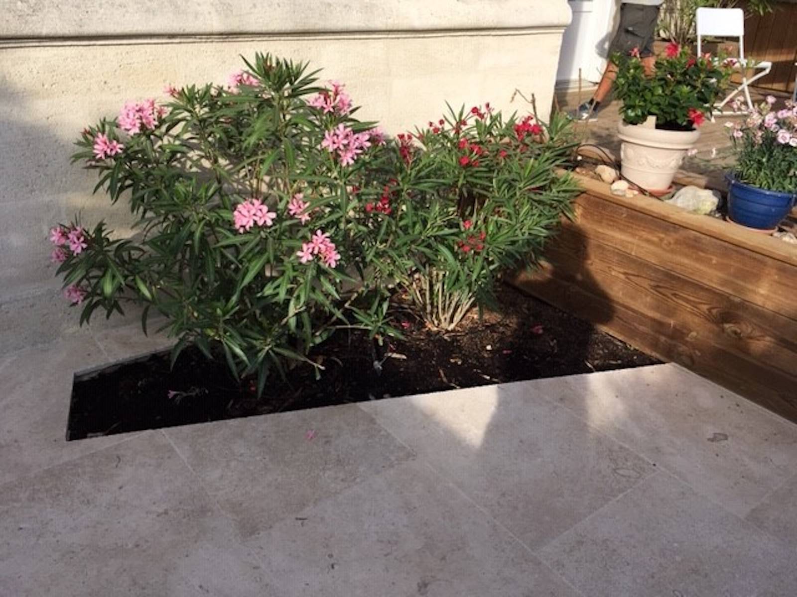 Création d'une jardinière à Soulac