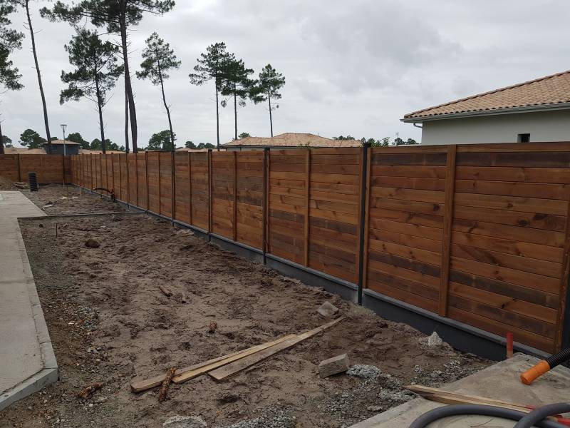 Cloture bois type mios 