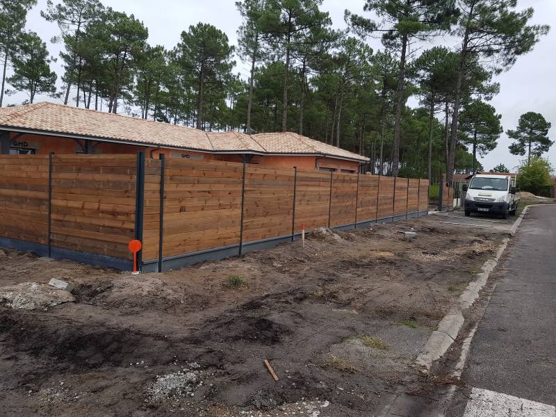 Palissade bois type mios