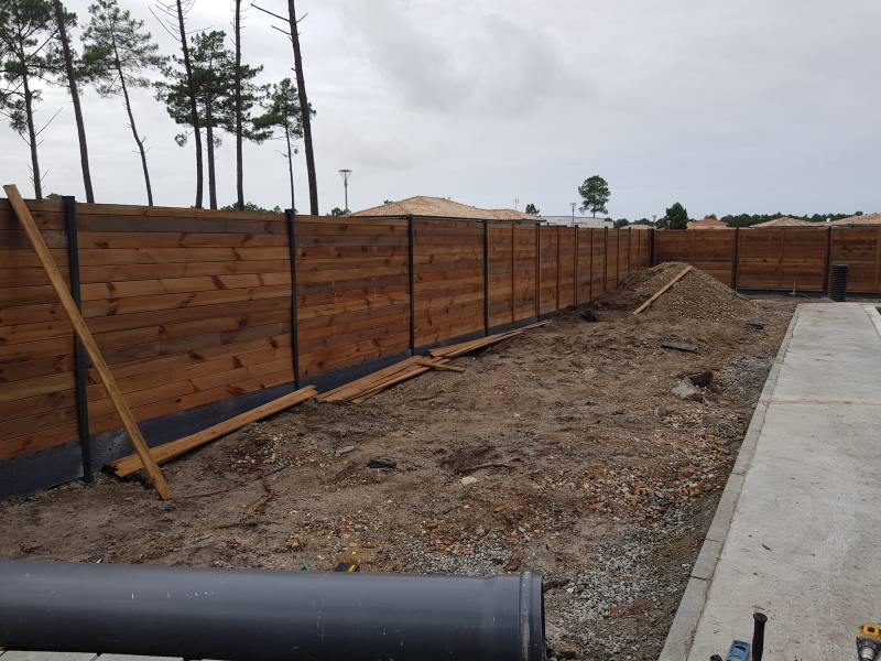 Cloture bois type mios 