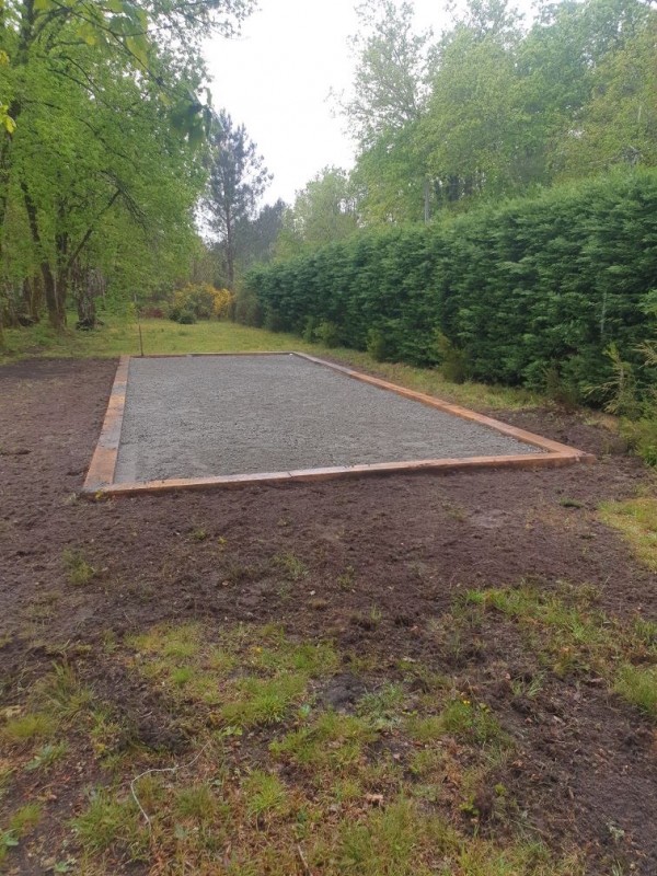 APRES Création d'un boulodrome chez un particulier à Carcans : une initiative conviviale et sportive