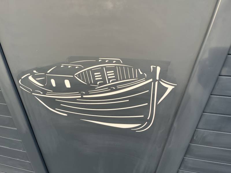 Fourniture d'un portail aluminium Technal RAL 7016 