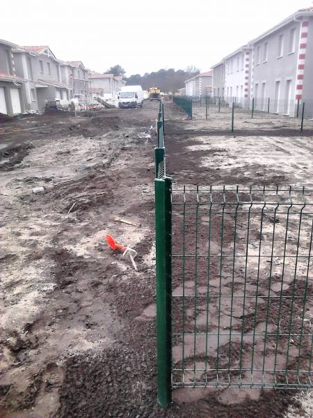 Réalisation des clôtures parcellaires d'un lotissement à Lacanau ville (33)