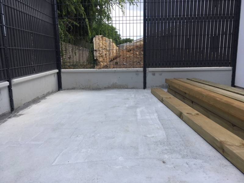 Création d'une dalle béton 