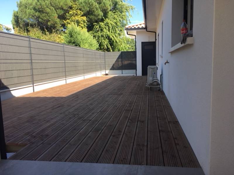 Création d'une terrasse bois 