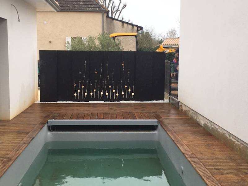 Création d'un terrasse bois et d'un piscine 
