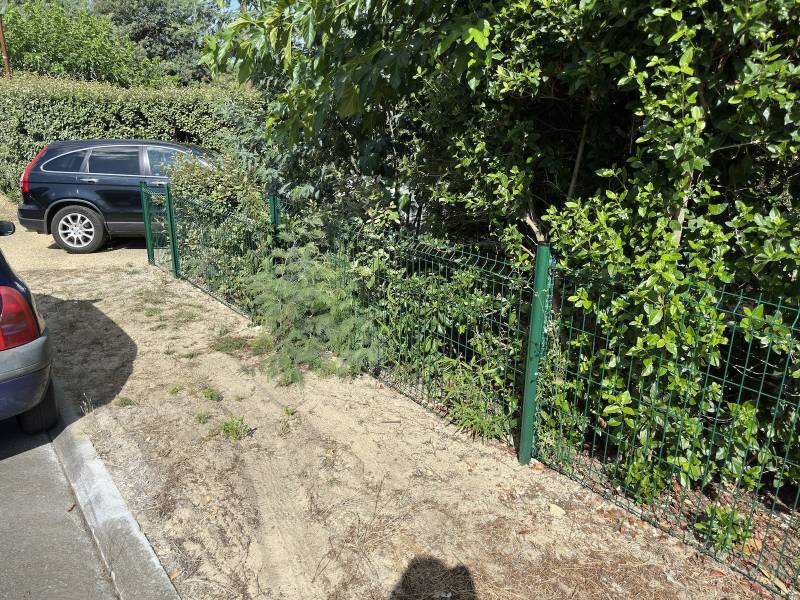 Installation d’une clôture rigide en quinconces à Lacanau !