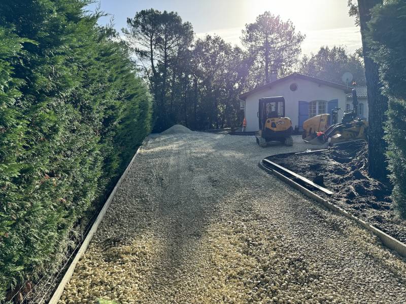 aire de stationnement stabilisé à carcans 