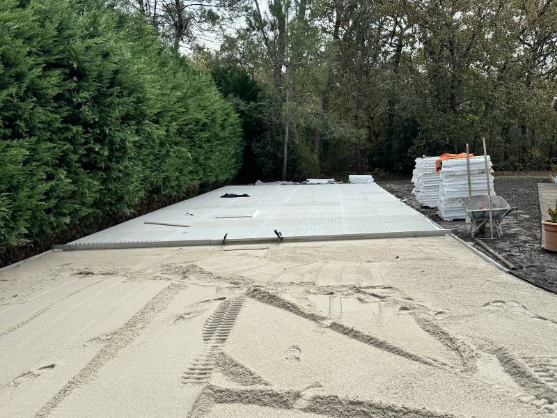 aire de stationnement stabilisé à carcans 