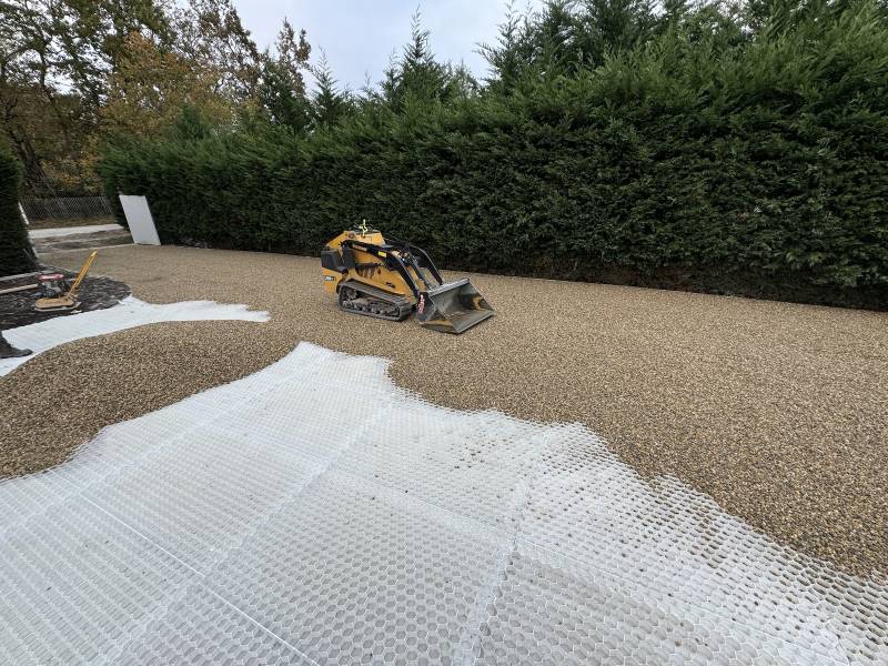 aire de stationnement stabilisé à carcans 