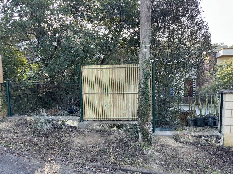 Démolition pilier béton et création d'une clôture à Carcans Maubuisson !