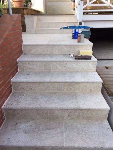 Escaliers à Soulac avec Dalles de Montignac